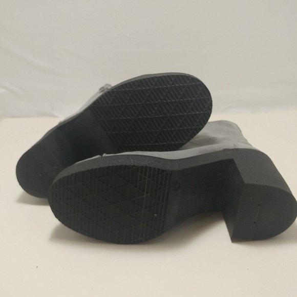 Top Shop Gray Suede Ankle Boots - Picture 3 of 5